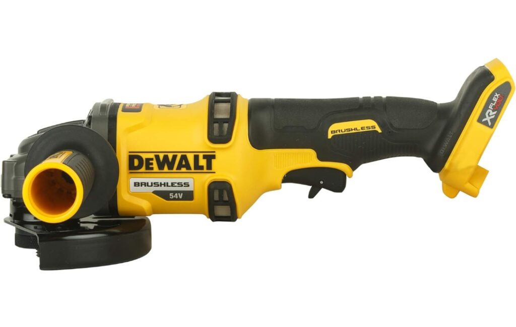Dewalt DCG414NT-XJ is draadloze machine licht heerlijk in de hand met geel en zwart kleur
