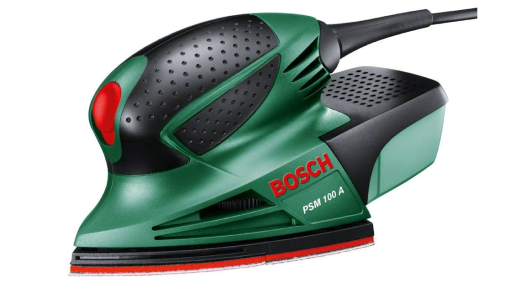 Boschmet groene en zwart rood strep